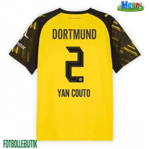 Borussia Dortmund Yan Couto #2 Hemmatröja 2025-26 Kortärmad